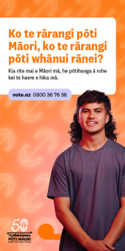 A social media post about the Māori Electoral Option in Ngāti Porou